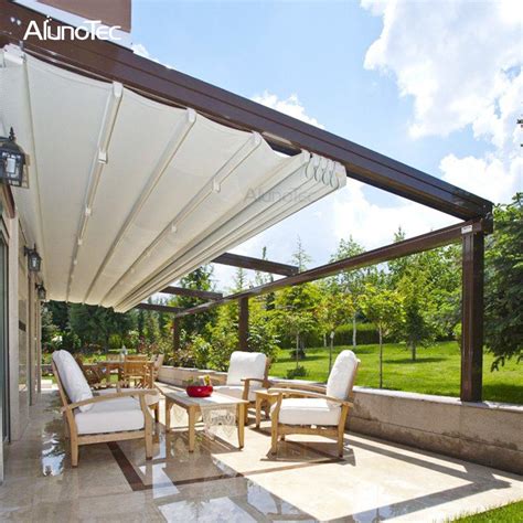 aluminum gazebo with retractable fabric roof|trellis with retractable sunscreen roof.